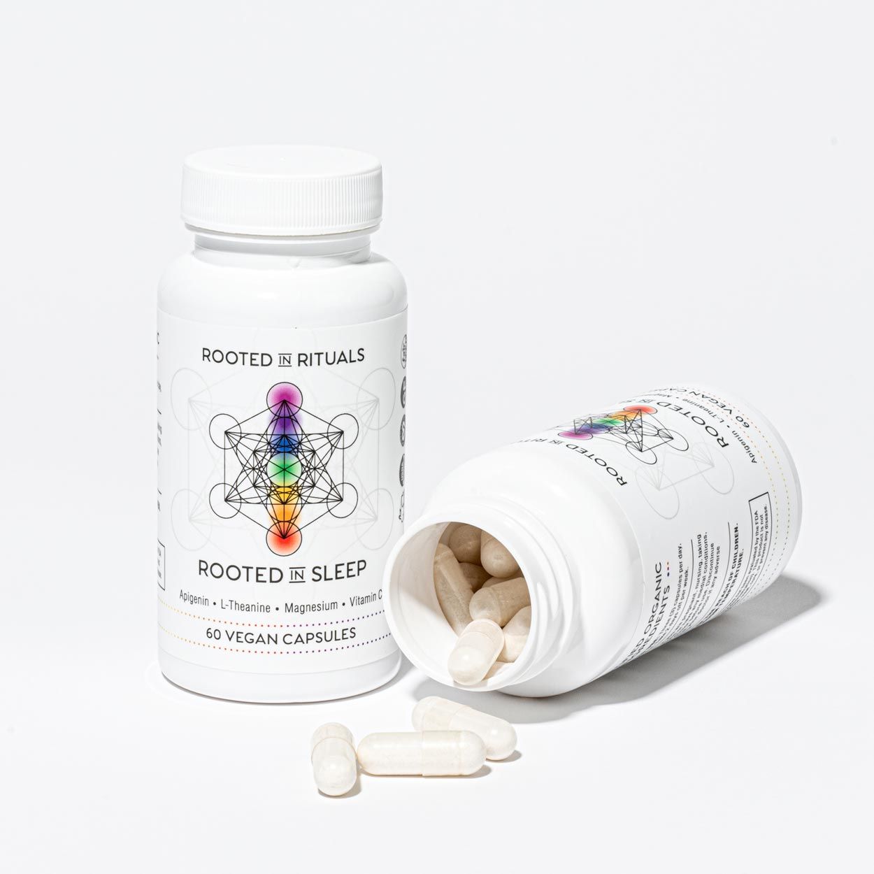 sleep supplement with apigenin, L-theanine, magnesium and vitamin c